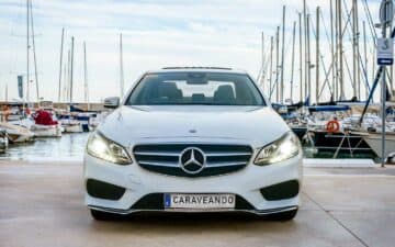 Rent Mercedes Benz Clase E350 CGI 4Matic - AMG Line - White 