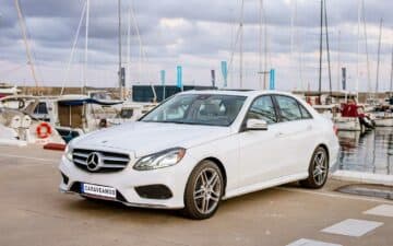 Rent Mercedes Benz Clase E350 CGI 4Matic - AMG Line - White 